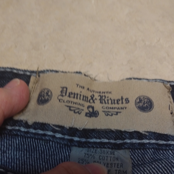 Denim&Rivets Men's distressed jeans size 38x32 - Picture 3 of 12